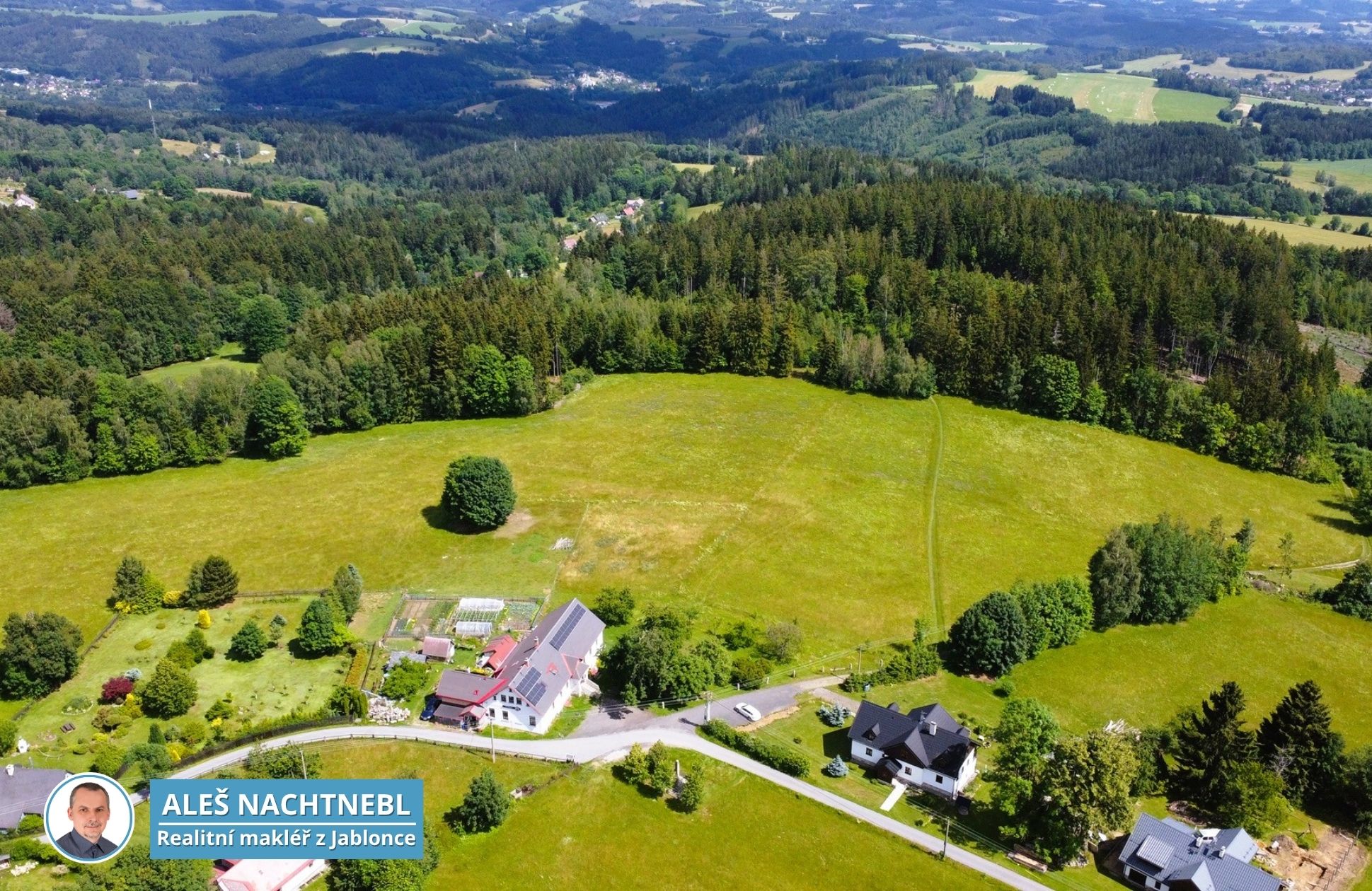 Stavební pozemek 1661 m2 Zásada - Zbytky, Jizerské hory