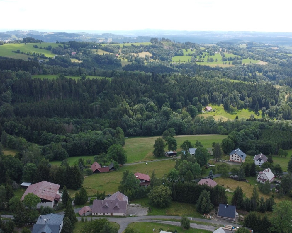 Stavební pozemek v Jestřabí v Krkonoších - 1.035 m2 - Stavební povolení pro RD - dvojdům