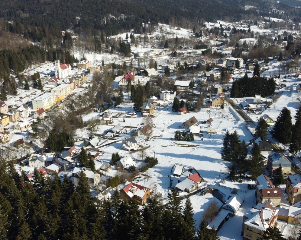 Stavební pozemek  1001m2 Josefův Důl Jizerské hory